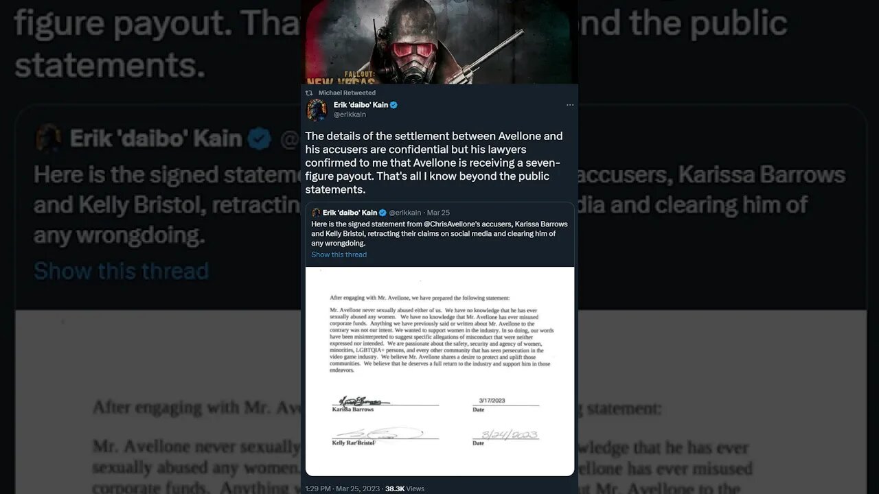 Chris Avellone clears name with lawsuit's conclusion