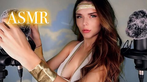 ASMR // GODDESS FLUFFY MIC SCRATCHING 👼(tingly ear to ear whisper)