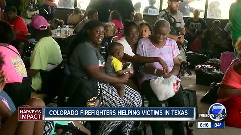 Colorado firefighters helping victims in Texas