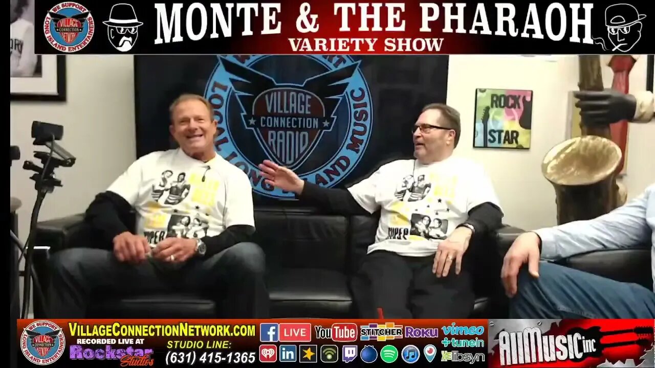 @Monte & The Pharaoh LI#1 Pro Wrestling Broadcast Present #WWE Superstars The Killer bees In Studio