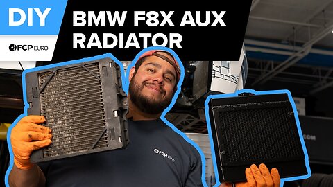 BMW F82 M4 Auxiliary Radiator Upgrade DIY (2015-2021 BMW F80 M3, F83 M4, F87 M2)
