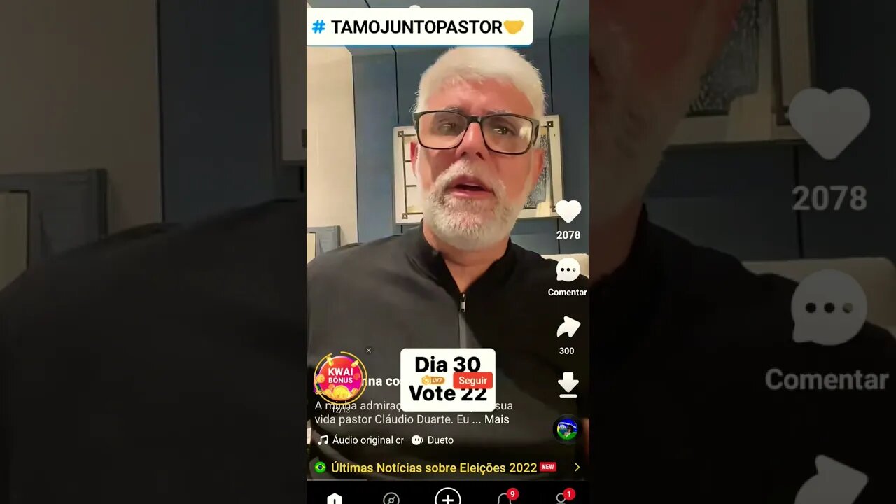 Depois da censura a Jovem Pan pastor Cláudio Duarte declara voto em Bolsonaro 22