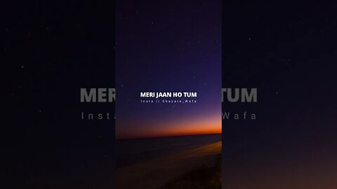 Meri zindagi Meri Jaan Ho Tum 🥺💔Heart Touching Lines | Sad Status | One Line Shayri | #shayare_wafa