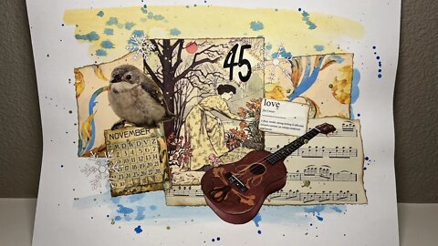 #2022cwp45 Margarete Miller Collage Challenge and Happy Mail From Kip!!