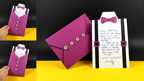 DIY Father’s Day Card | Gift Idea | Handmade Father's Day Cards #DIY #gift
