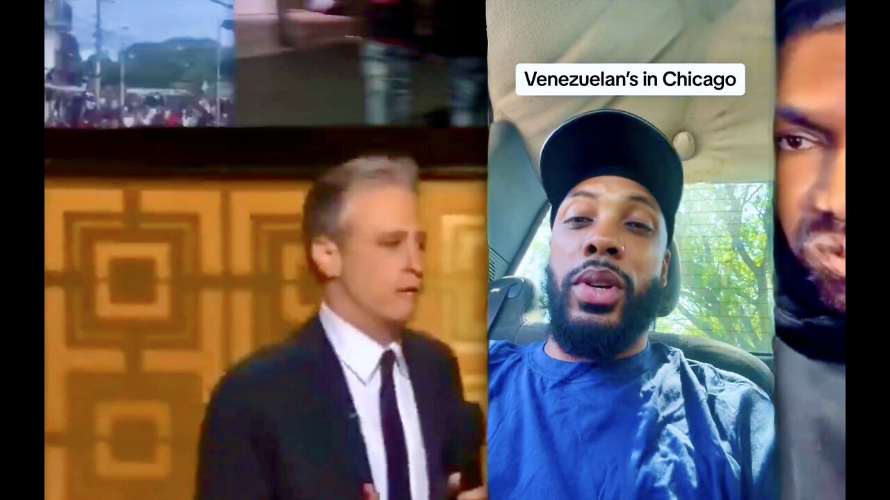 Bull Runs Over Cow Jon Stewart Fuels Black White Race War Chicago Black Warns Venezuelan Taco Gangs