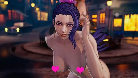 The King of Fighters XV nude mod 格斗游戏拳皇15 裸体梁师娘LUONG性感皮肤vs凡妮莎布鲁玛丽梁师娘