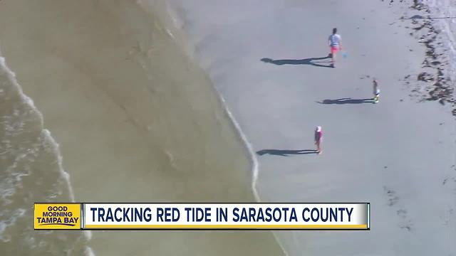 Beachgoers report effects of red tide