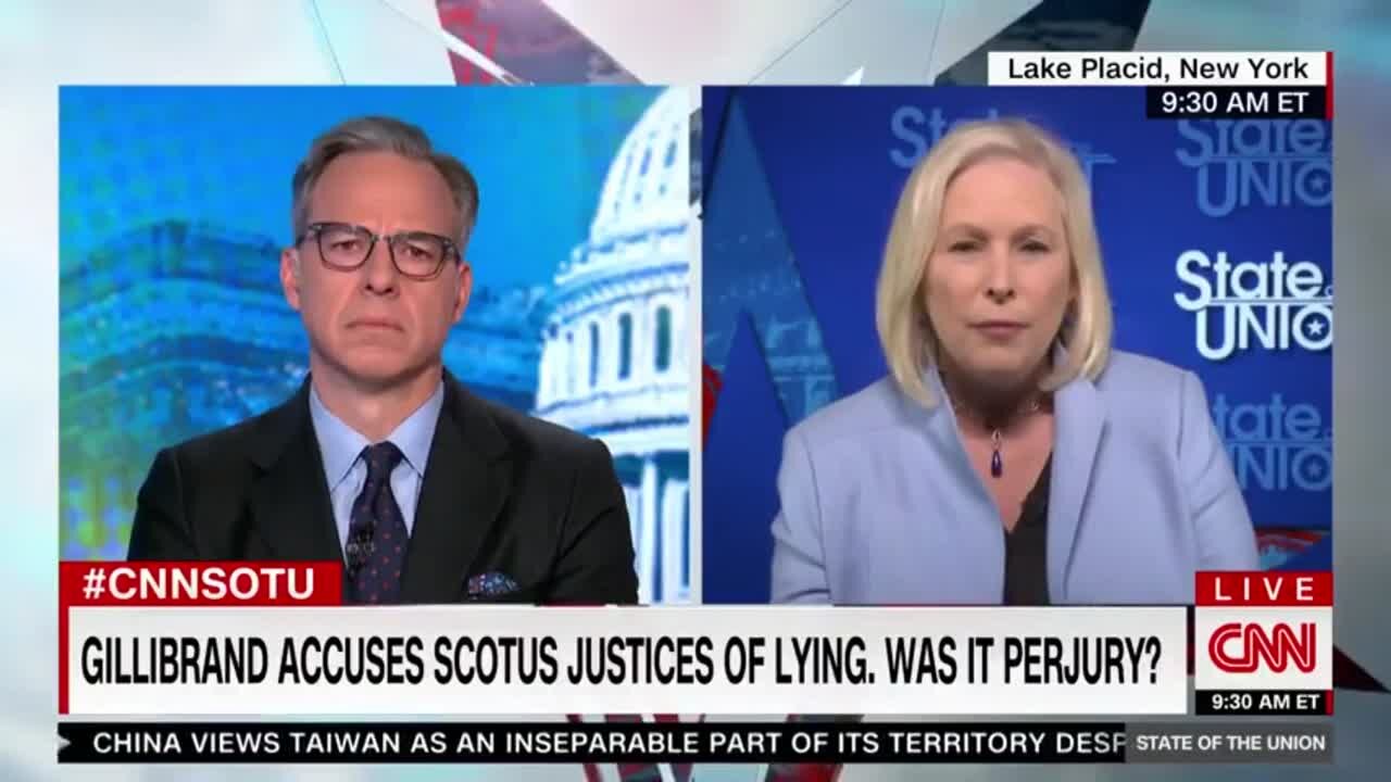 Dem Sen Gillibrand: Supreme Court Justices Have Crossed A Line...!!!