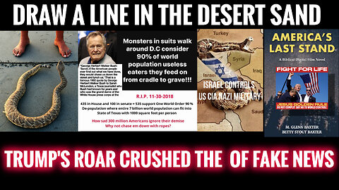 TRUMP'S ROAR CRUSHED THE FAKE NEWS, GOD IS IN CONTROL.