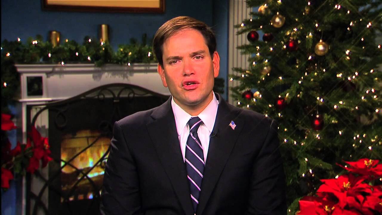 El Senador Marco Rubio le desea una Feliz Navidad