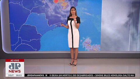 Passagem de ciclone provoca chuva no Sudeste e frio chega no Sul do Brasil | Previsão do Tempo
