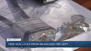 Free gun locks from Milwaukee Fire Dept.
