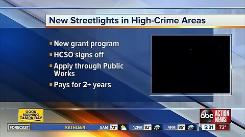 Hillsborough to approve new streetlights in high-crime areas
