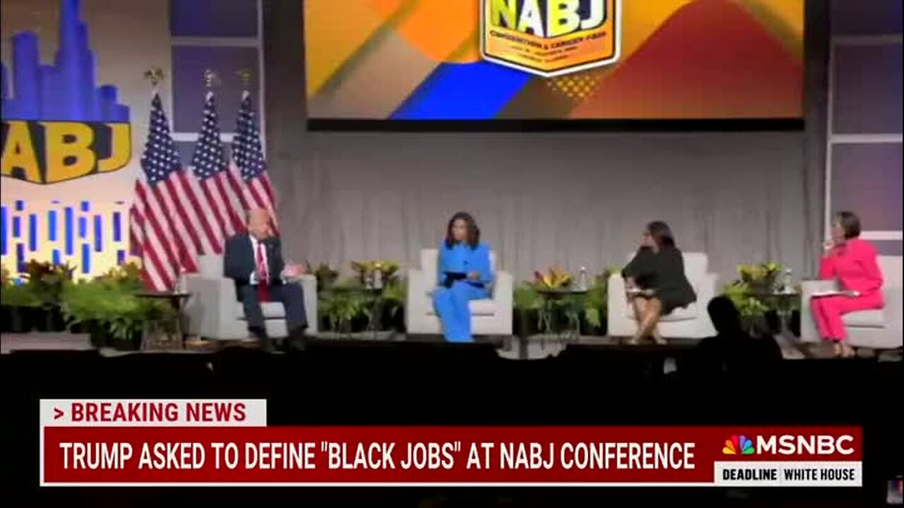 Trump Defines ‘Black Jobs’: ‘A Black Job Is Anybody That Has a Job’