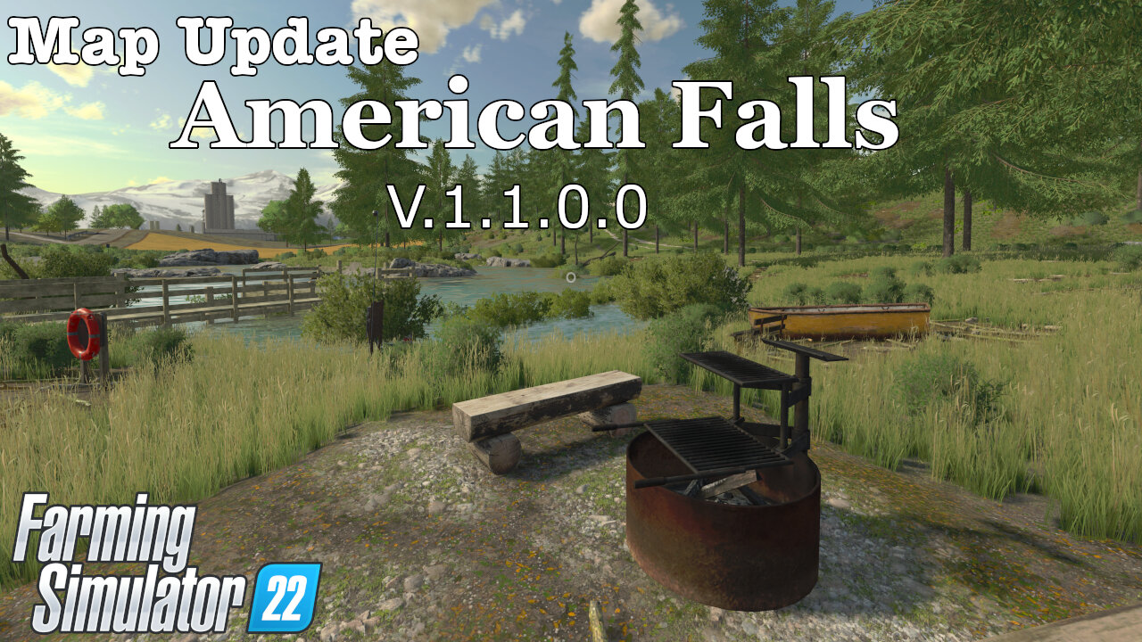 Map Update | American Falls | V.1.1.0.0 | Farming Simulator 22