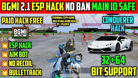 BGMI 2.1 CONFIG UPDATE AIMBOT+AIMLOCK AND MAGIC BULLET #bgmiesphack #hackbgmi