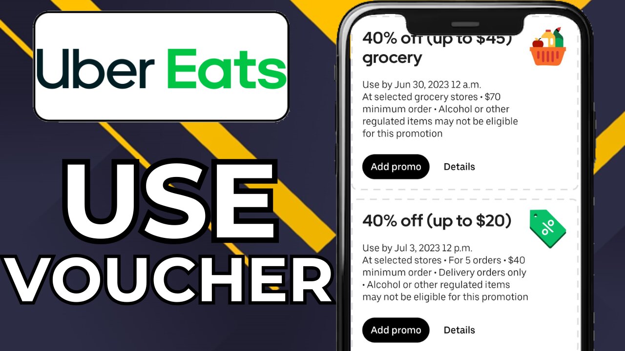 HOW TO USE UBER EATS VOUCHER