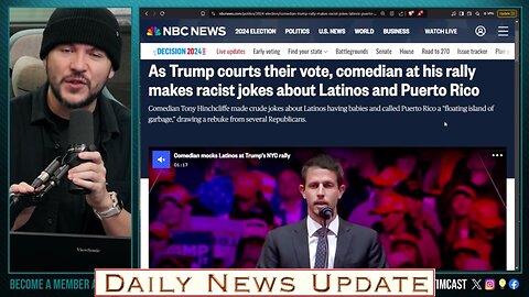 x182a: Timcast - Democrats LIVID Over Trump MSG Rally, FURIOUS That Tony Hinchcliffe Made JOKES