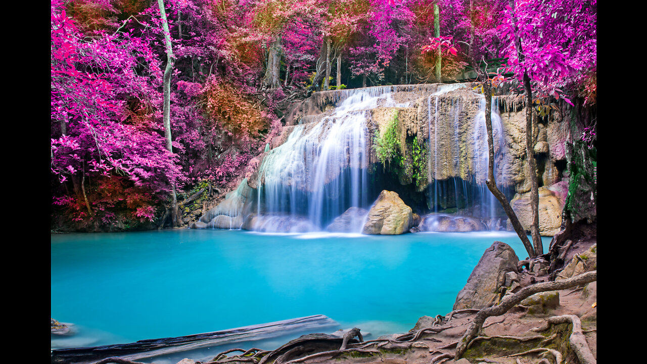 Alpha binaural waterfall sound ASMR - HD version - by JD Savanyu