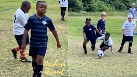 Lil Baby's Son Jason Crushes Opponents On The Soccer Field! ⚽️
