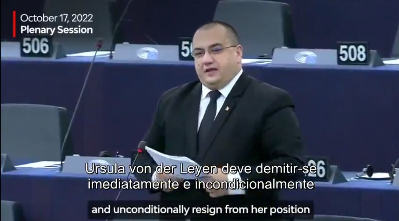 EURODEPUTADO CHRISTIAN TERHES PEDE A DEMISSÃO DE URSULA VON DER LEYEN