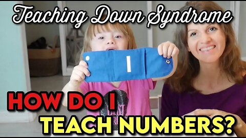 ** REAL & RAW** Teaching Down Syndrome Preschool Math || Using Handwriting Without Tears