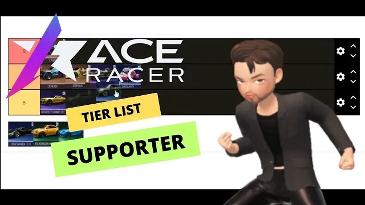 Ace Racer - Tier List - Melhores e piores carros Supporter - ZC