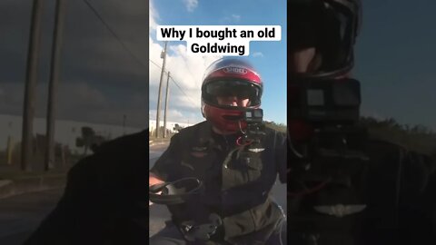 This is why I bought my vintage Goldwing. Check out the full video on my channel.