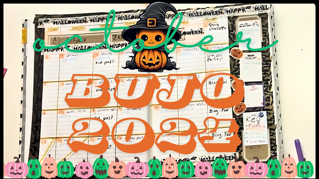 OCTOBER BULLET JOURNAL // Plan With Me 2024