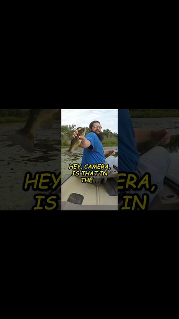 How NOT to hold a fish... #fishing #bass #comedy #funny #podcast