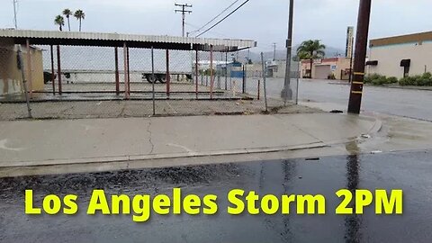 Los Angeles California Hurricane Hilary Storm Update 2PM