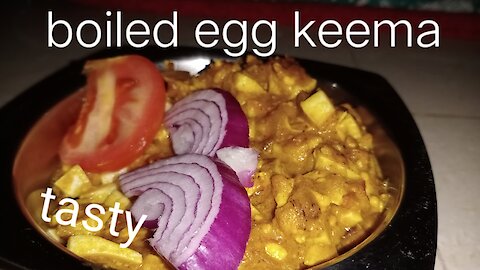 BOILED EGG KEEMA RECIPE