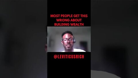 Most people don’t understand THIS about building Wealth 💰