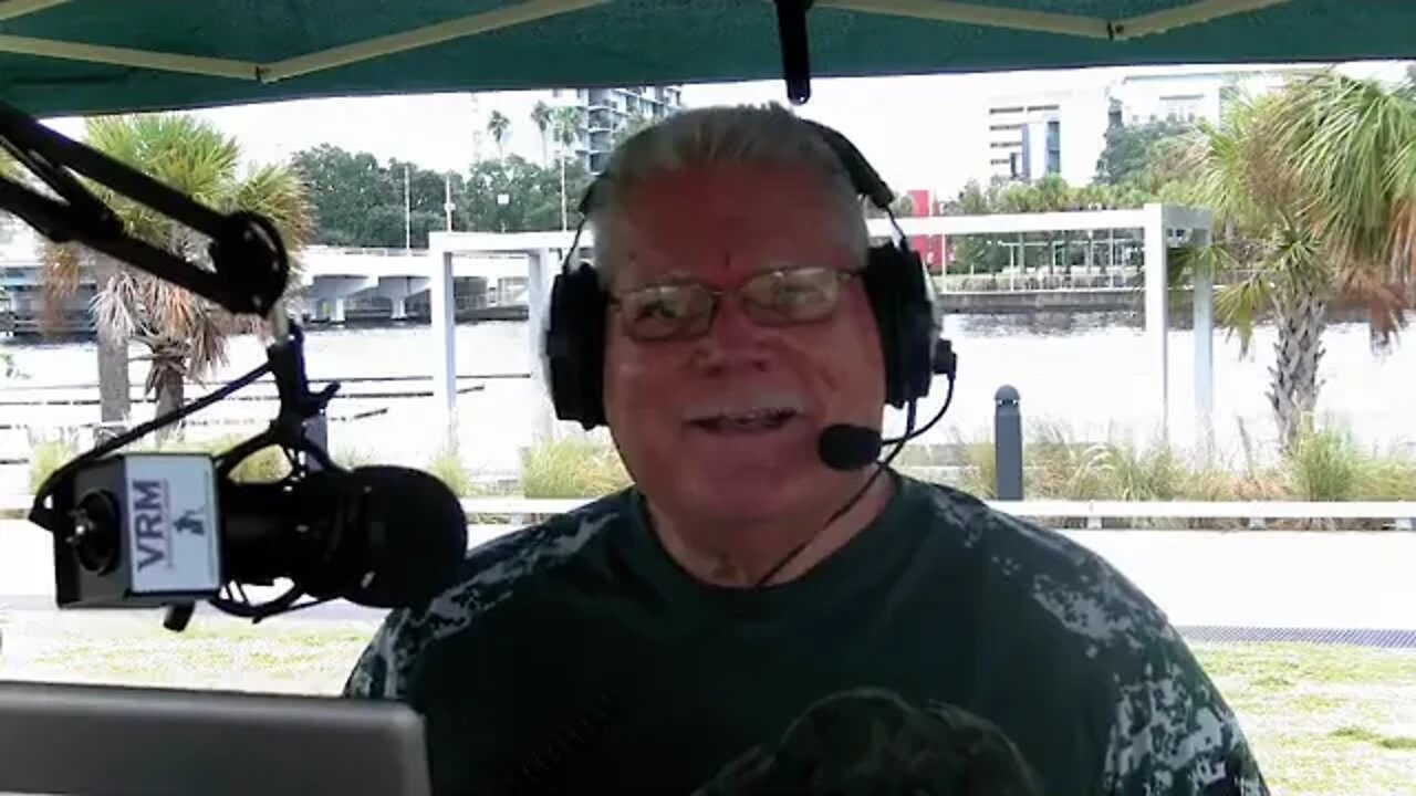 Pastor Ted Marshall at the Traveling Tribute wall in Tampa Florida