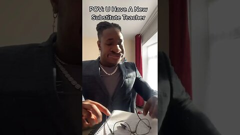 POV: u have a new substitute teacher 😂 #skit