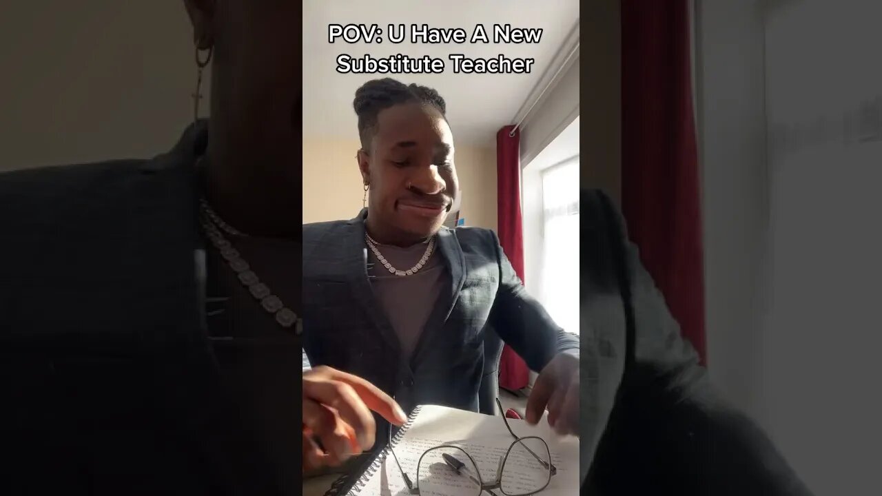 POV: u have a new substitute teacher 😂 #skit