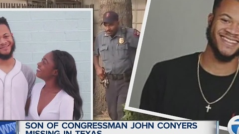 Son of U.S. Representative John Conyers missing in Houston, Texas