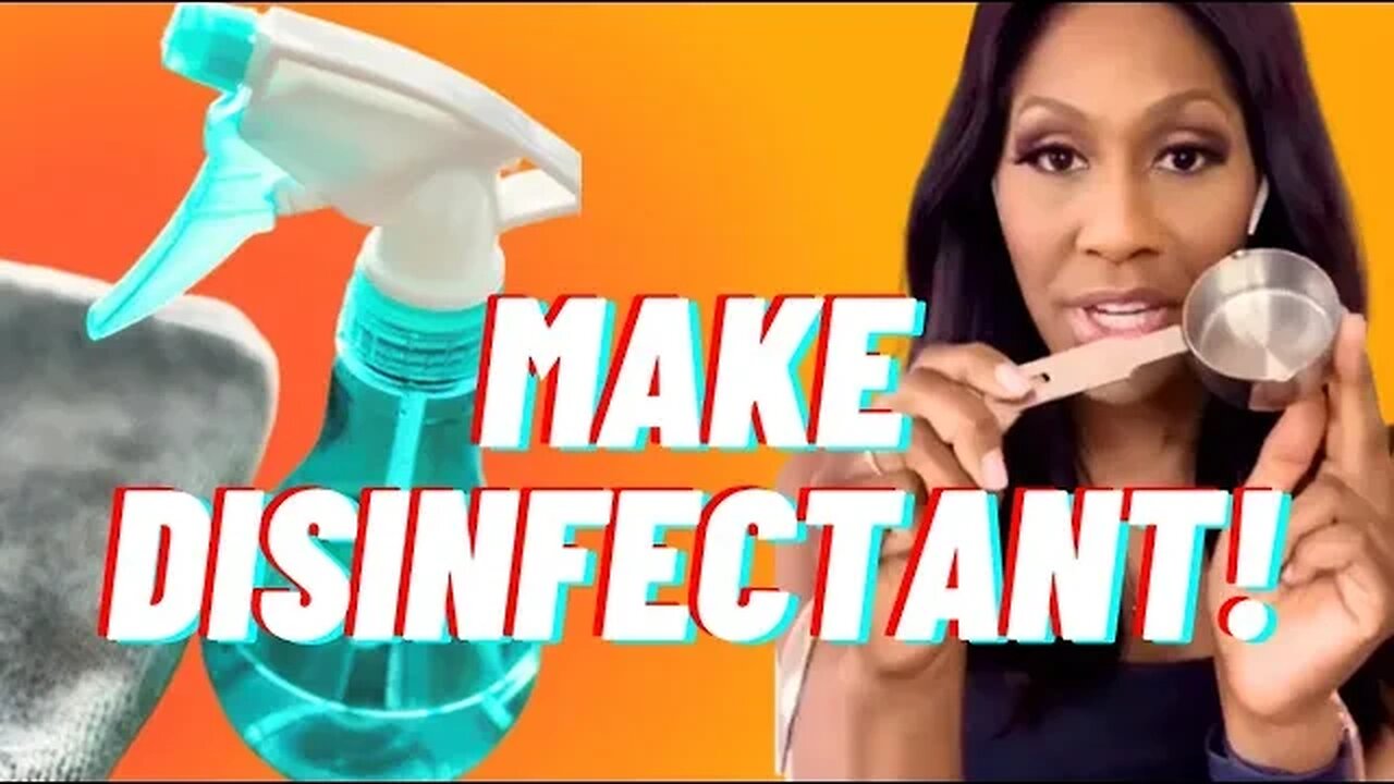 How to Make Disinfectant Spray at Home! A Doctor Explains