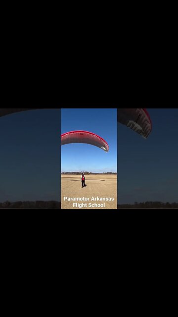 #paramotor Student doing amazing ground handling