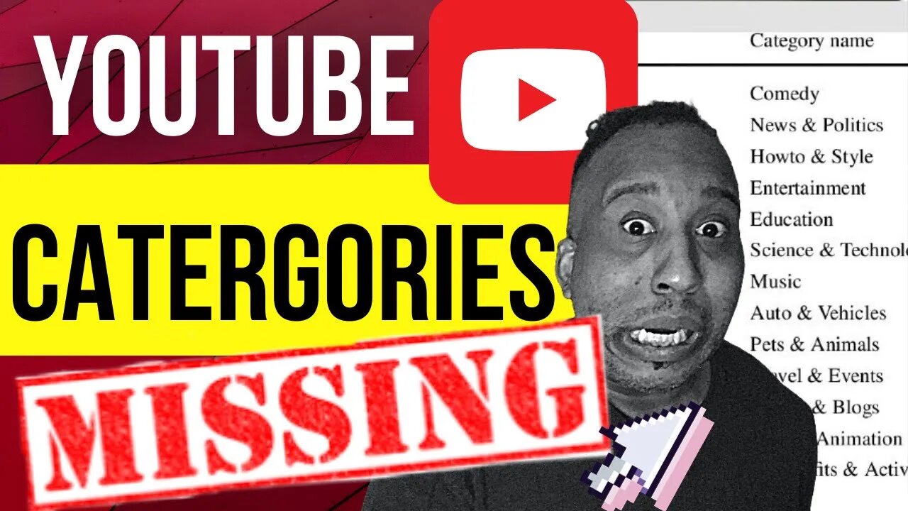 The Most Missed Youtube ▶️ Categories