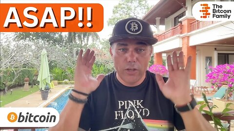 BITCOIN MOVING BUT WATCH THIS ASAP!!!