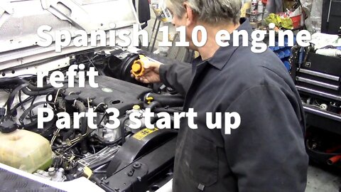 Spanish 110 engine start up - but is it right? I have a problem!