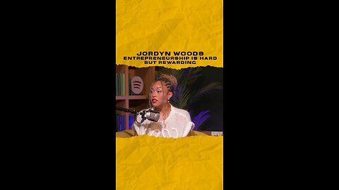 @jordynwoods Entrepreneurship is hard but rewarding