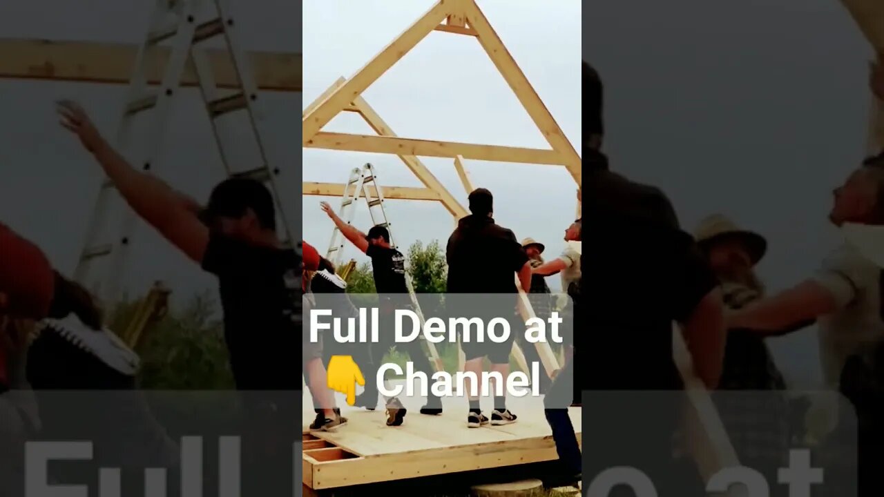 A Modern Barn Raising #barnbuild #barnhome