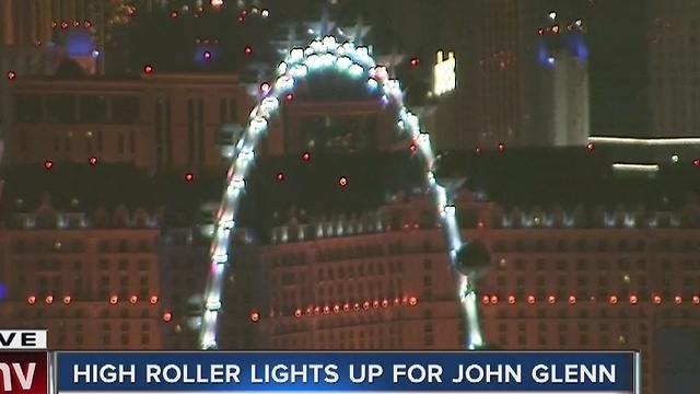 High Roller red, white and blue to honor John Glenn