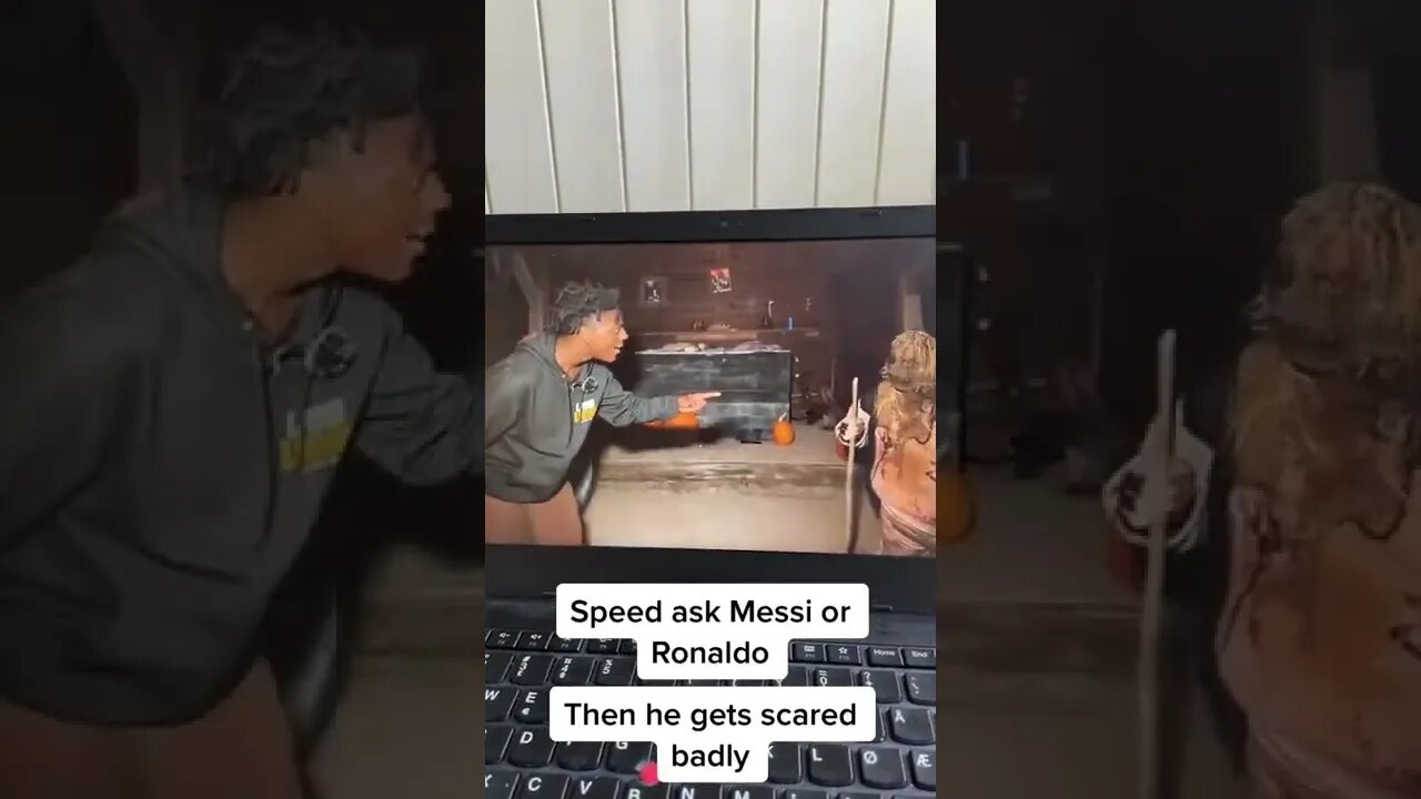 Ishowspeed asks Messi or Ronald #ishowspeed #shorts #speed