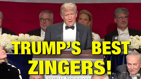 Trump’s GREATEST HITS From Al Smith Dinner!