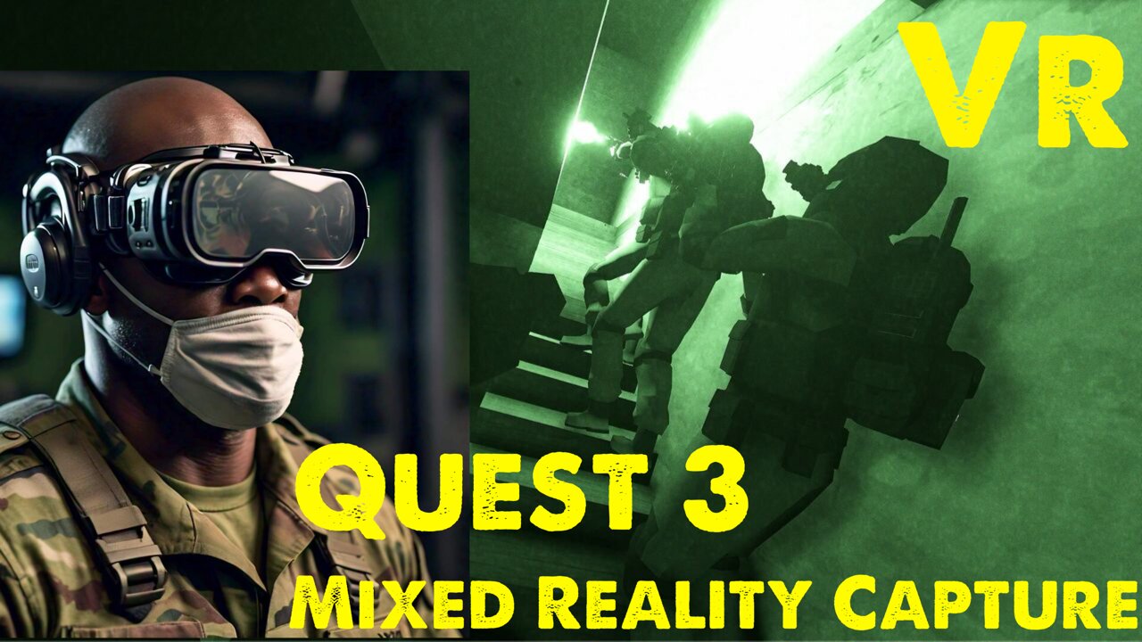 [HD 4K] Tactical Assault VR is Amazing on Quest 3 with Mixed Reality Capture.