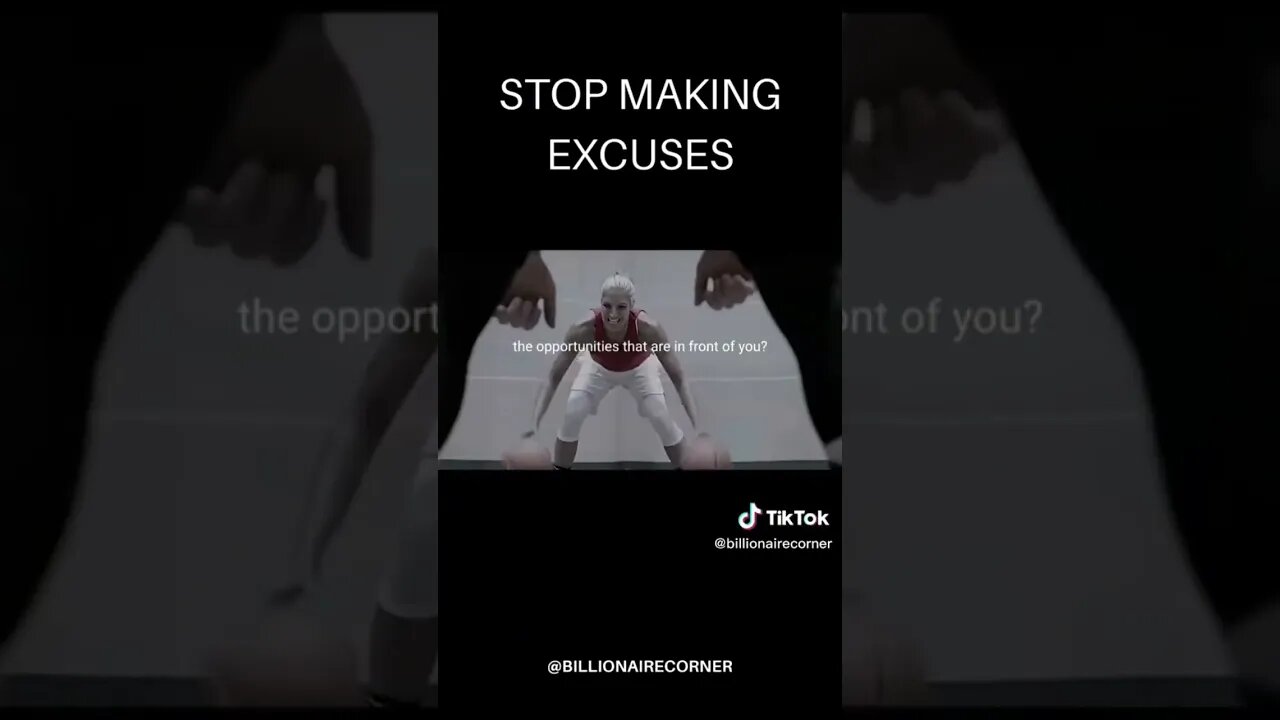 Stop making excuses for why you don’t have the life you want! #jordanpeterson #entrepreneur #success